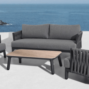 Sucre sofa set grey