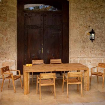 Teak wood dining set_Eco