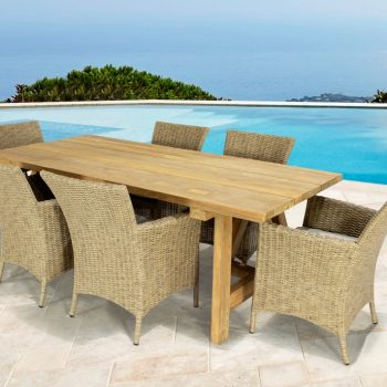 swann dining table teak wood_MOOMA