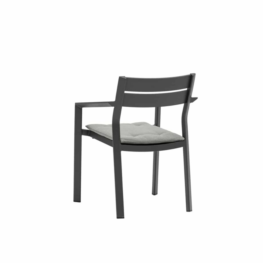 Boori Dining Chair Anthracite Back Side View 2