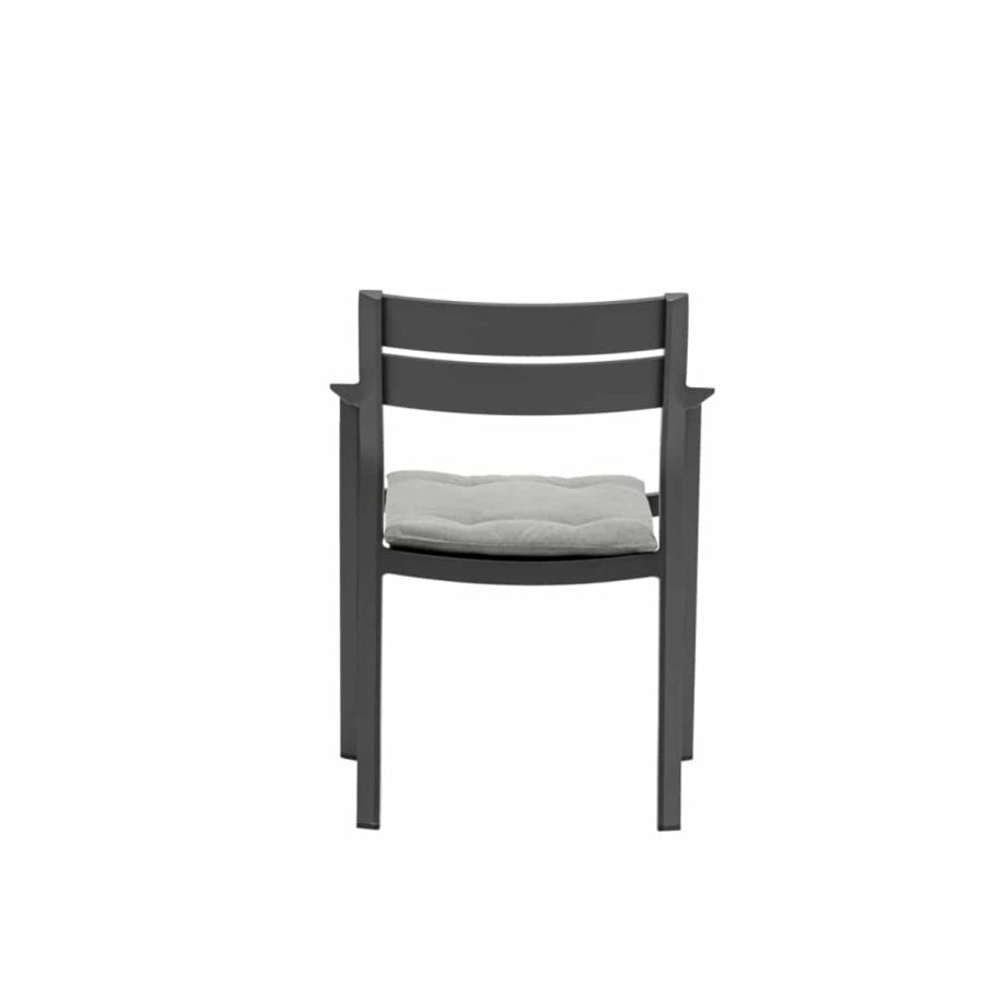 Boori Dining Chair Anthracite Back Side View