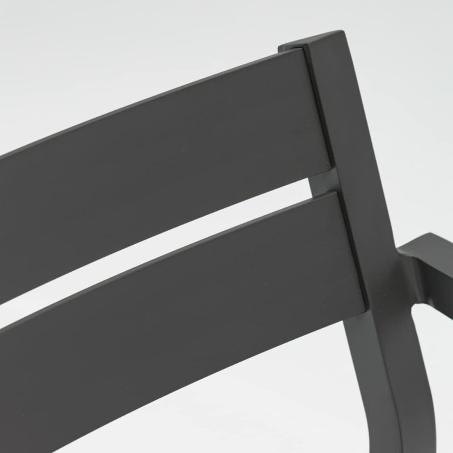 Boori Dining Chair Anthracite Closeup View