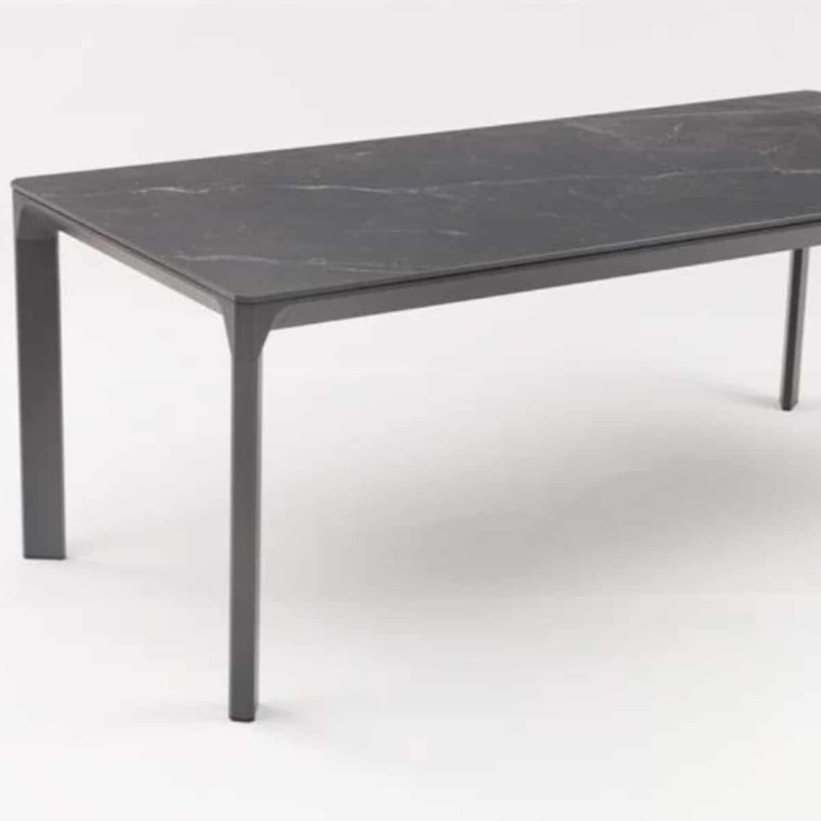 Boori Dining Table 200x90cm Anthracite Side View 1