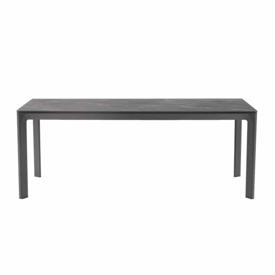 Boori Dining Table 200x90cm Anthracite Side View