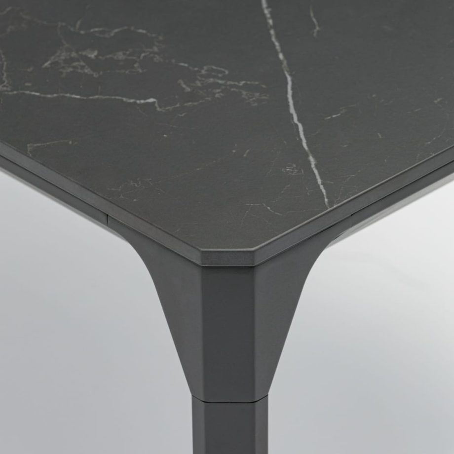 Boori Dining Table 160 x 90cm Anthracite Close Up View 1