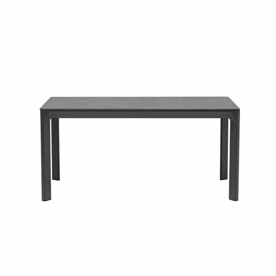 Boori Dining Table 160 x 90cm Anthracite Side View