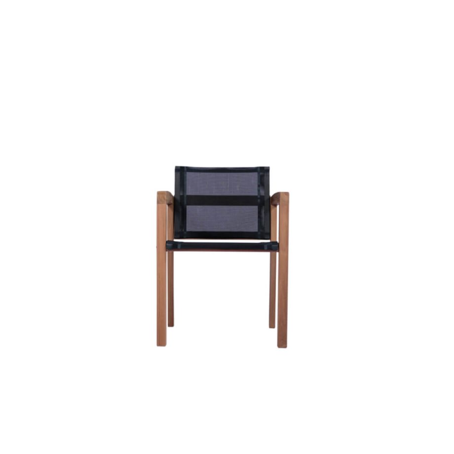 Candon Arm chair Black Font View 1