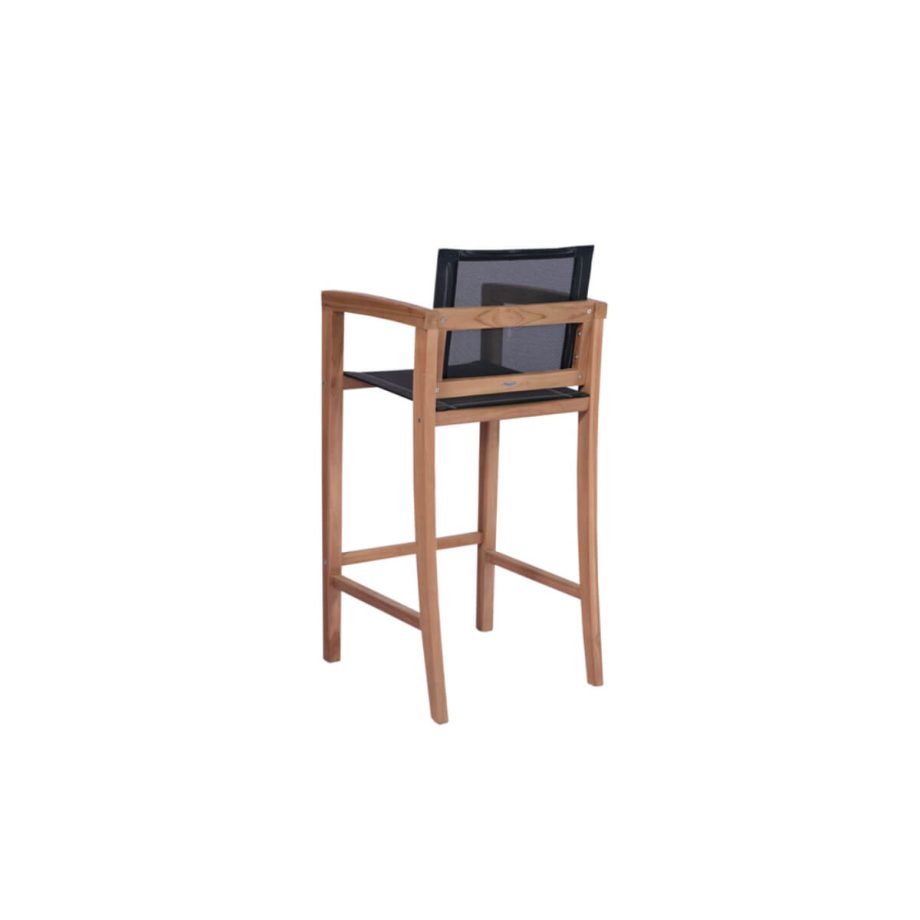 Candon Bar Chair Black Side View