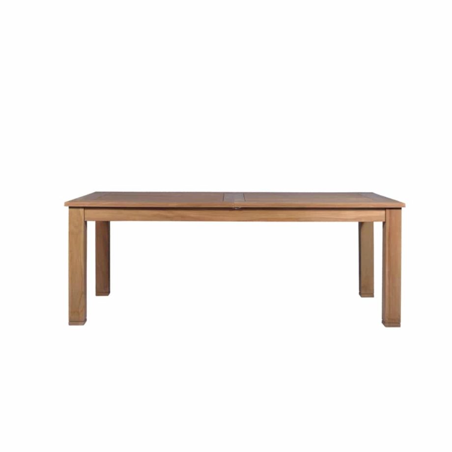 Candon Extendable Dining Table Natural Font View 1