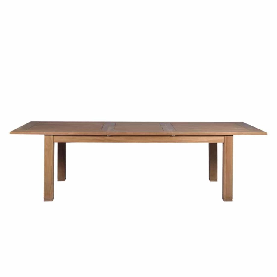 Candon Extendable Dining Table Natural Font View