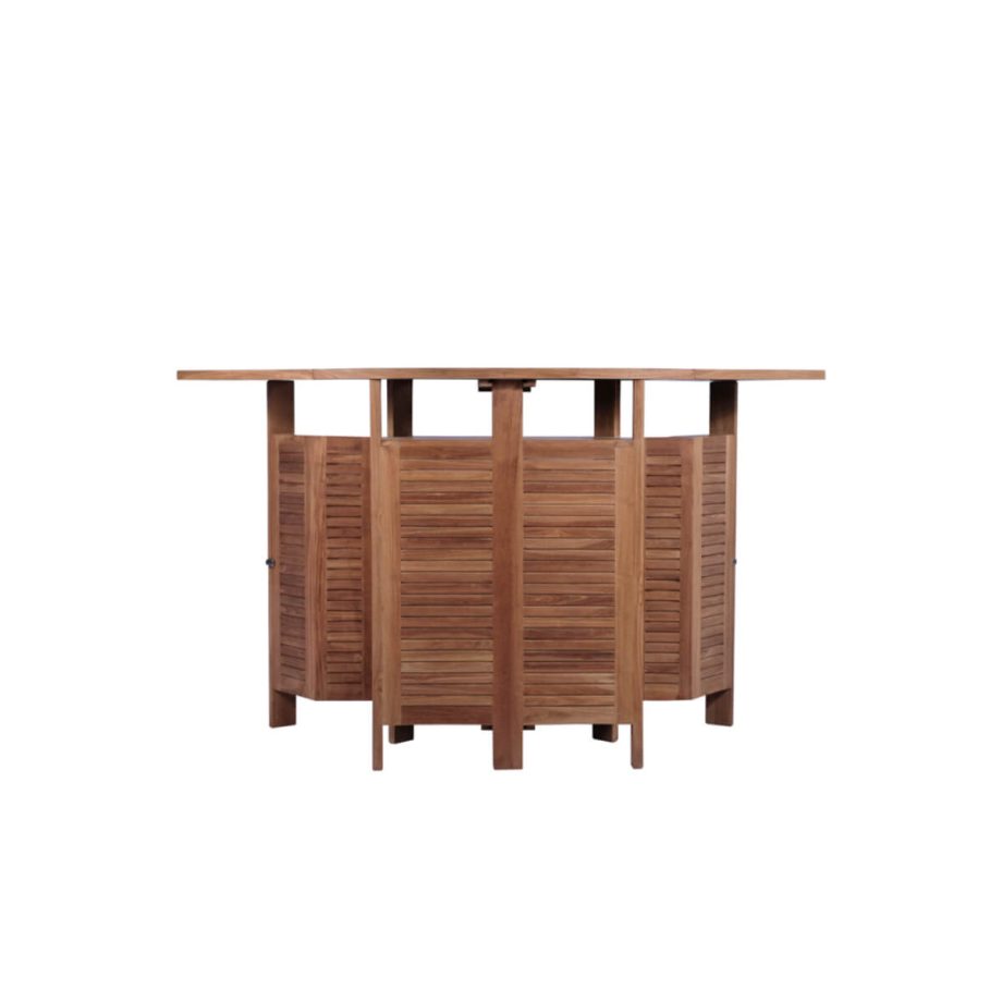 Candon Folding Bar Table Natural Font Image 2