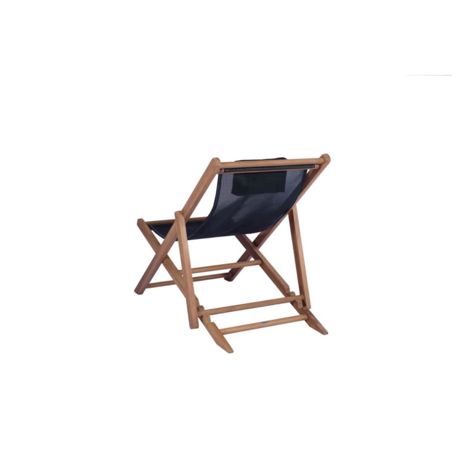 Candon Relax Chair Black Side View