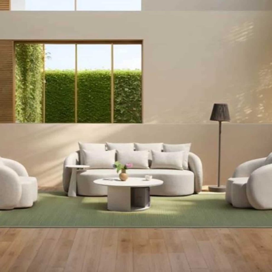 Corinto Round Coffee Table Lifestyle View