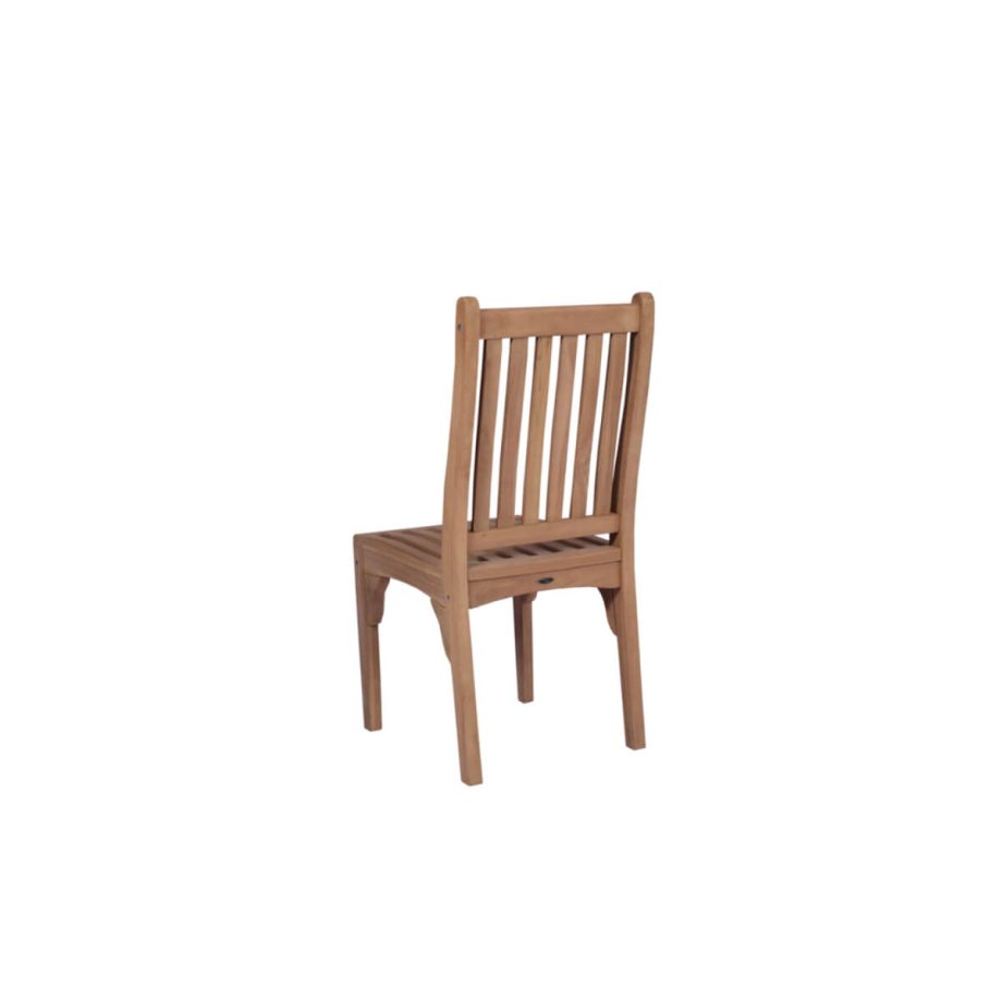 Danao Dining Chair Natural BackSide View