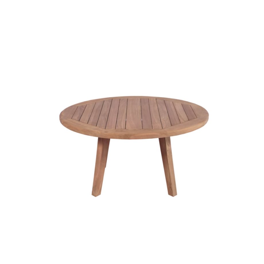 Danao Round Coffee Table Naturel Font View