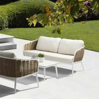 Irvine 2-Seater Sofa White Lifestyle Images 1