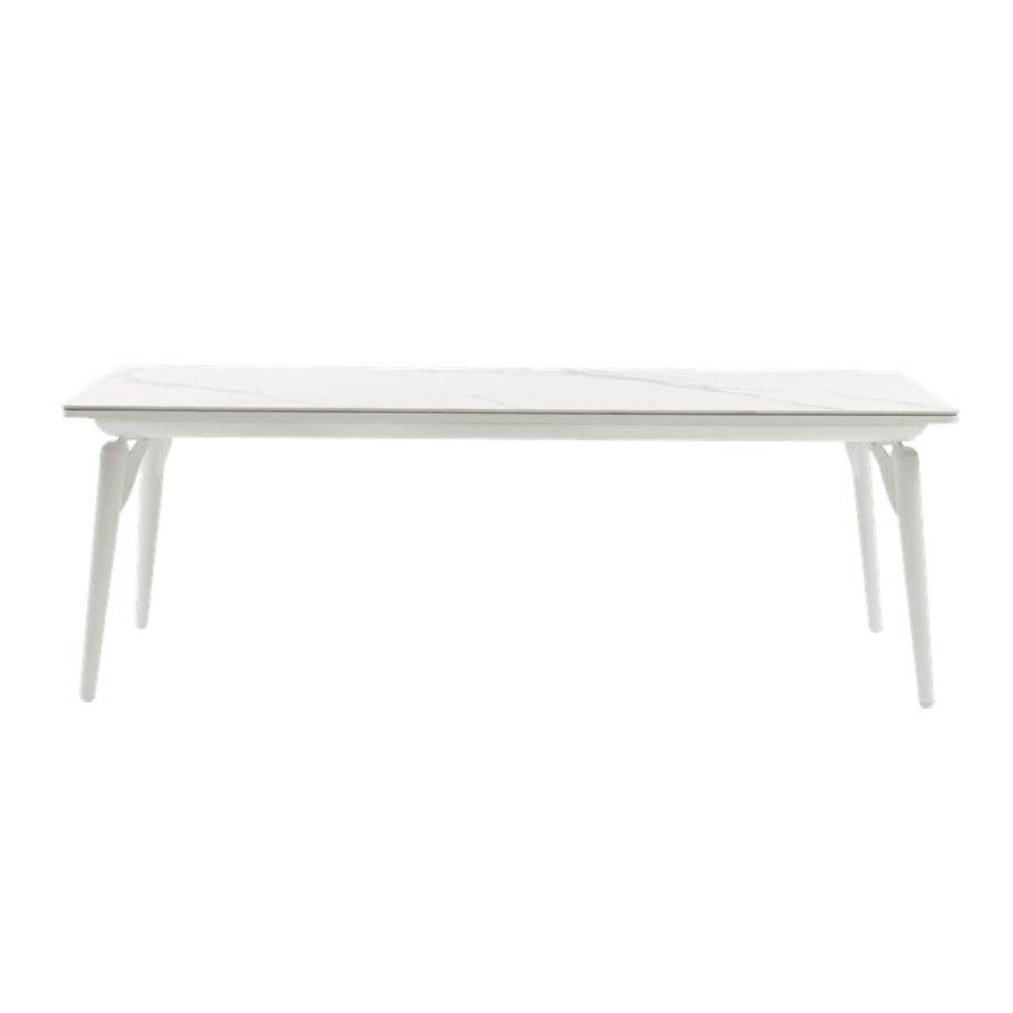 Irvine Dining Table White Font View