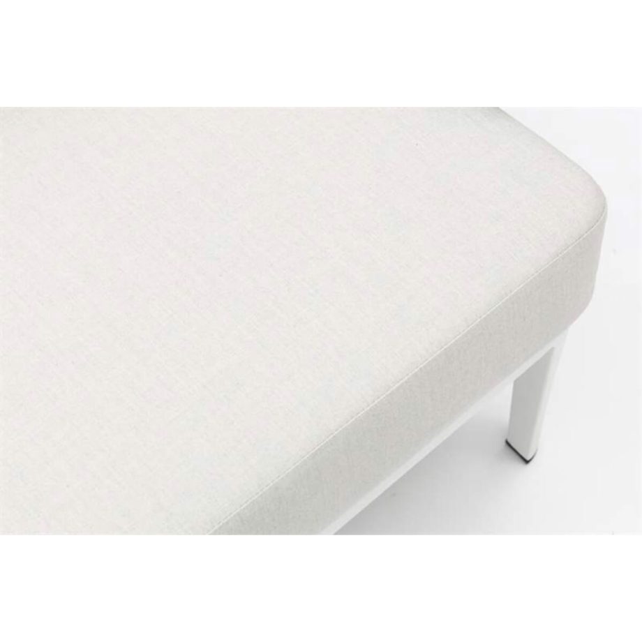 Isabela 3-Seater Sofa White Closeup View