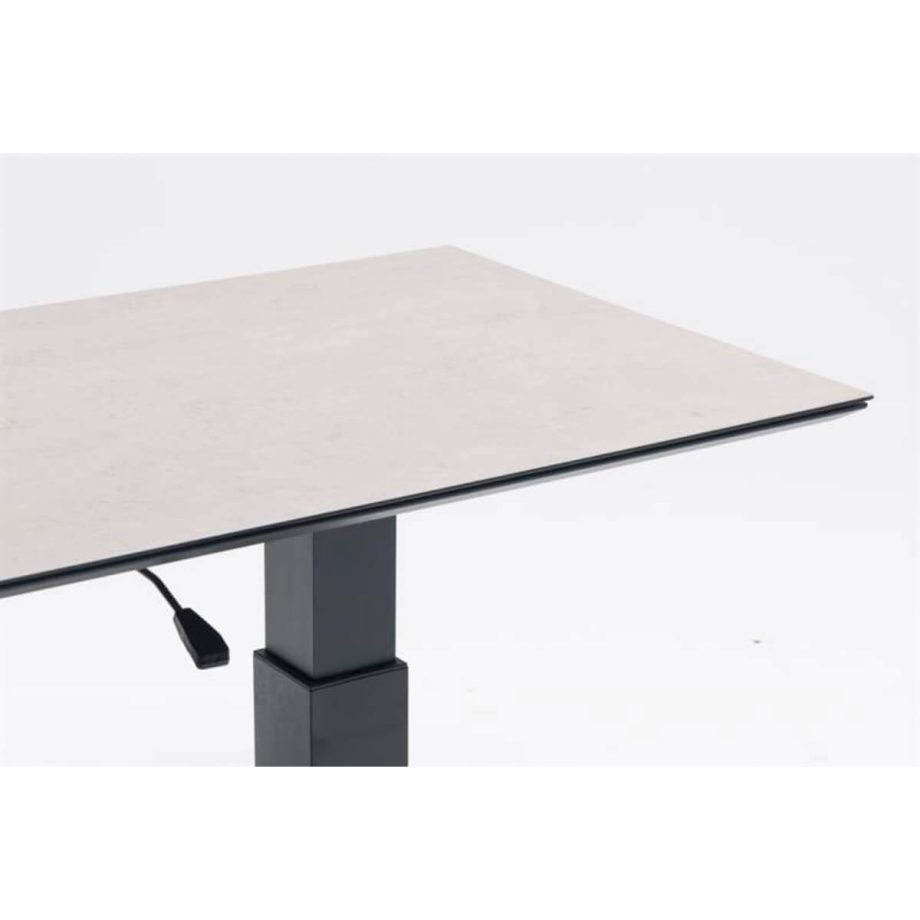 Isabela Lifting Table 140x75x5074 Anthracite Closeup View