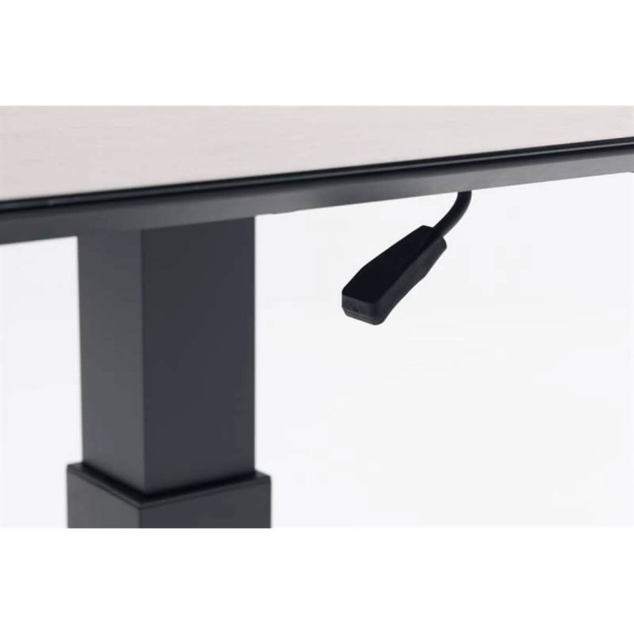 Isabela Lifting Table 90x90x5074 Anthracite Closeup View