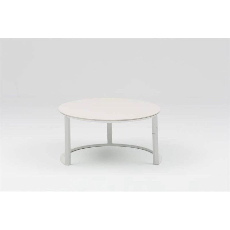 Isabela Round Table White Font View 1