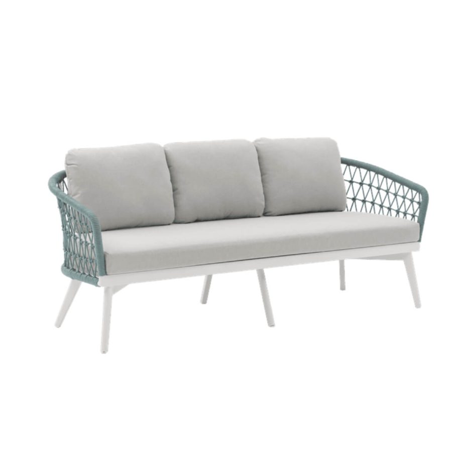 Nelayan 3-Seater Sofa Light Grey Main Image