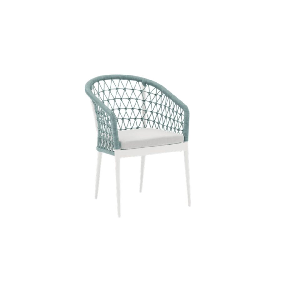 Nelayan Dining Chair Light Grey Main Image