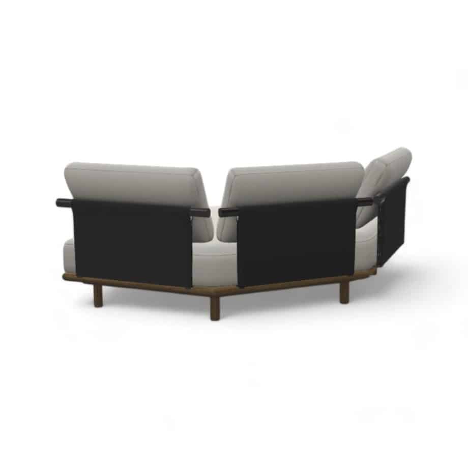 Samba Corner Hexagonal Back View