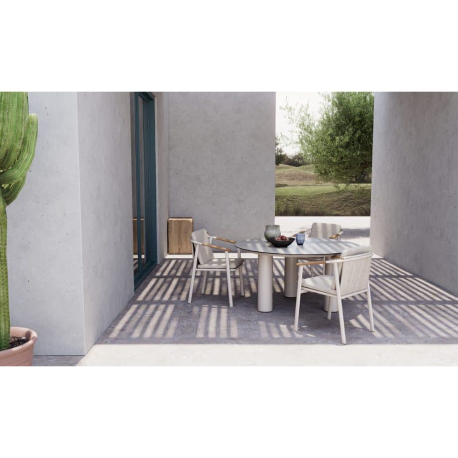 Sand Dining Table 130 Lifestyle View