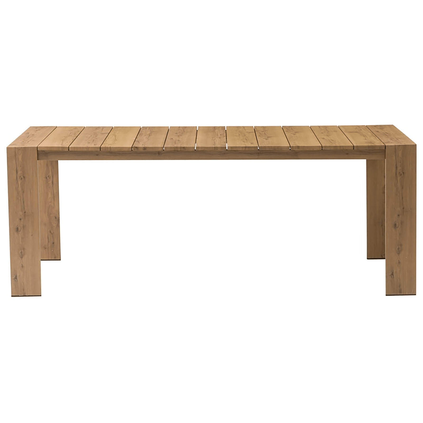 Java Rectangular Table front view