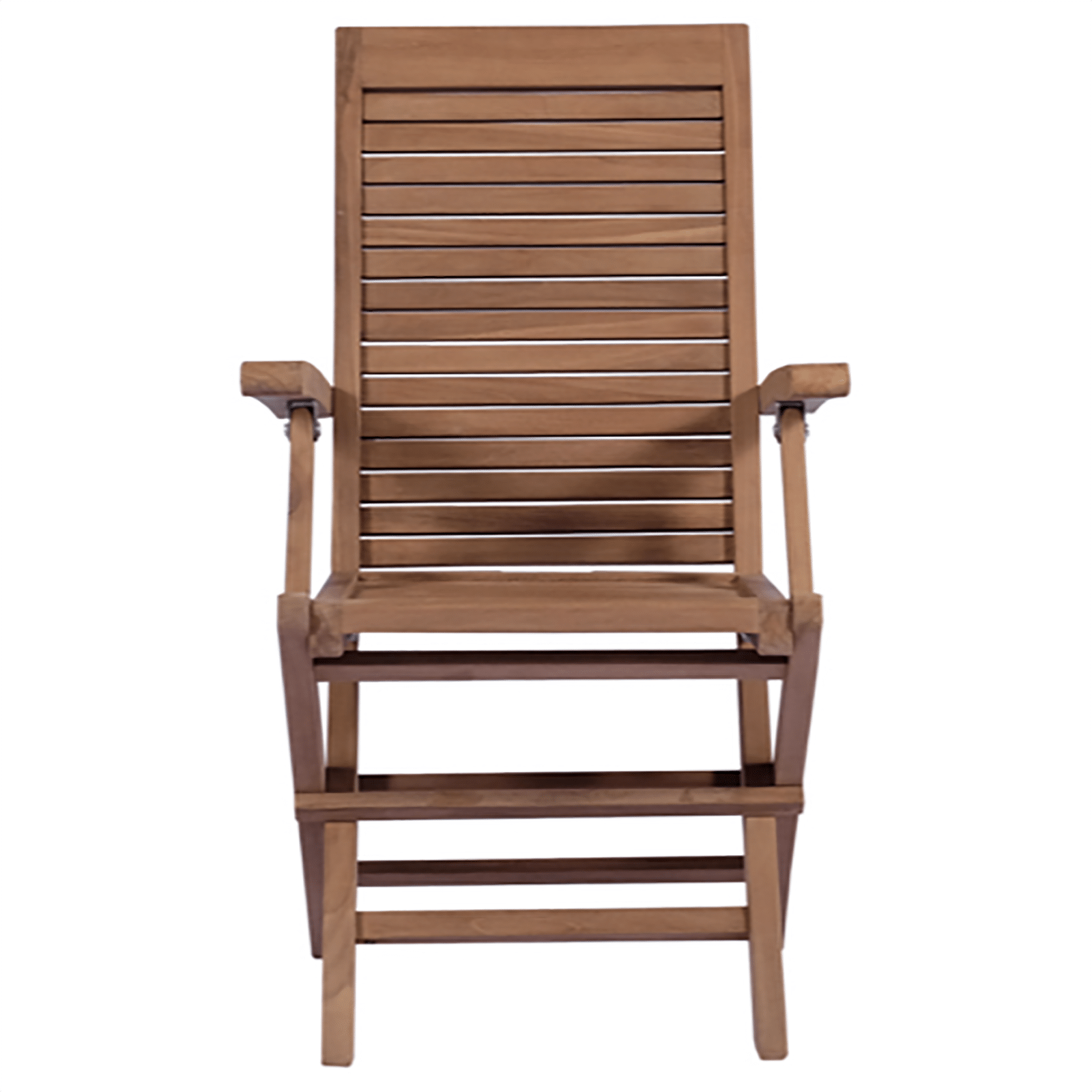 Mati Folding Chair With Arms front view