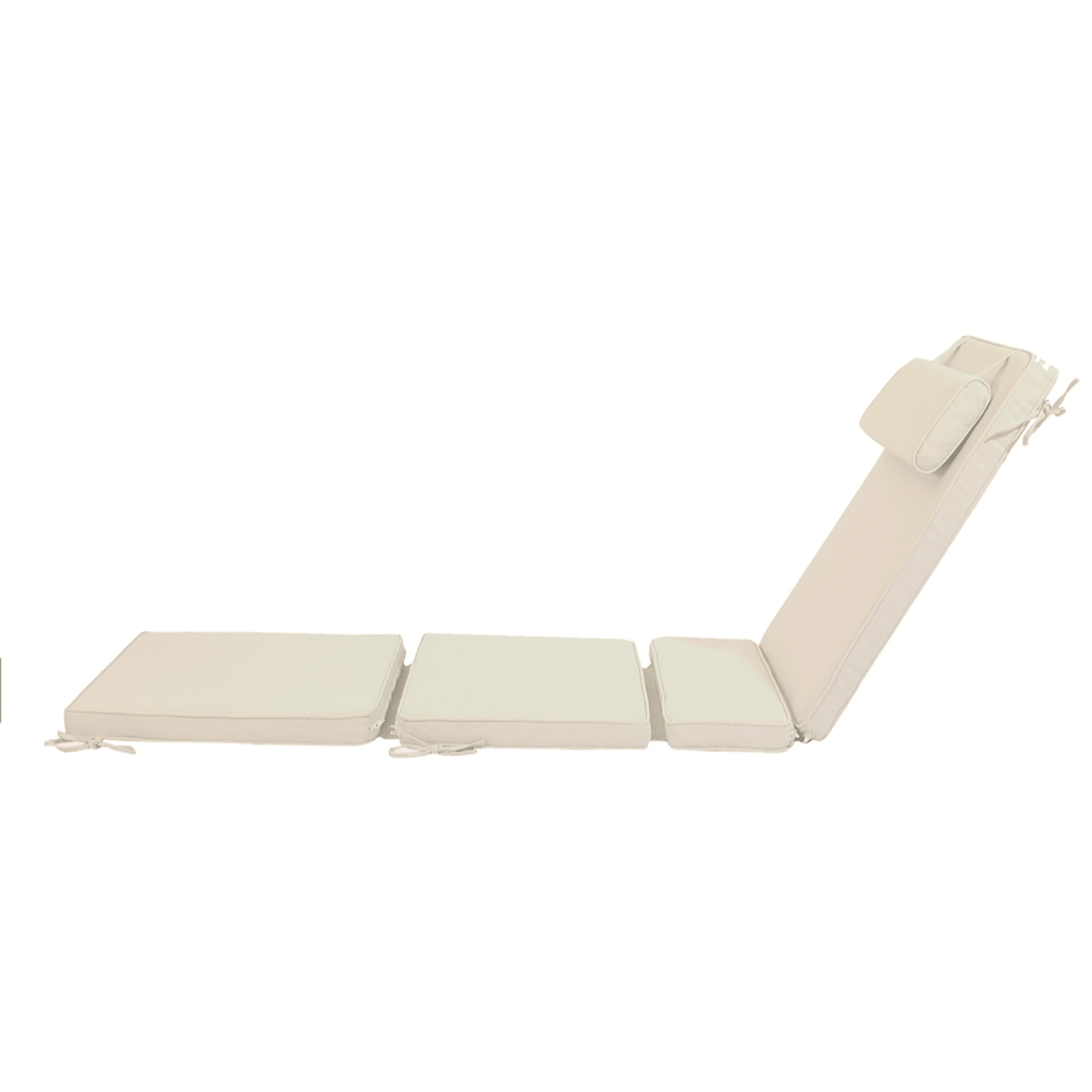 Mati sun lounger cushion side view