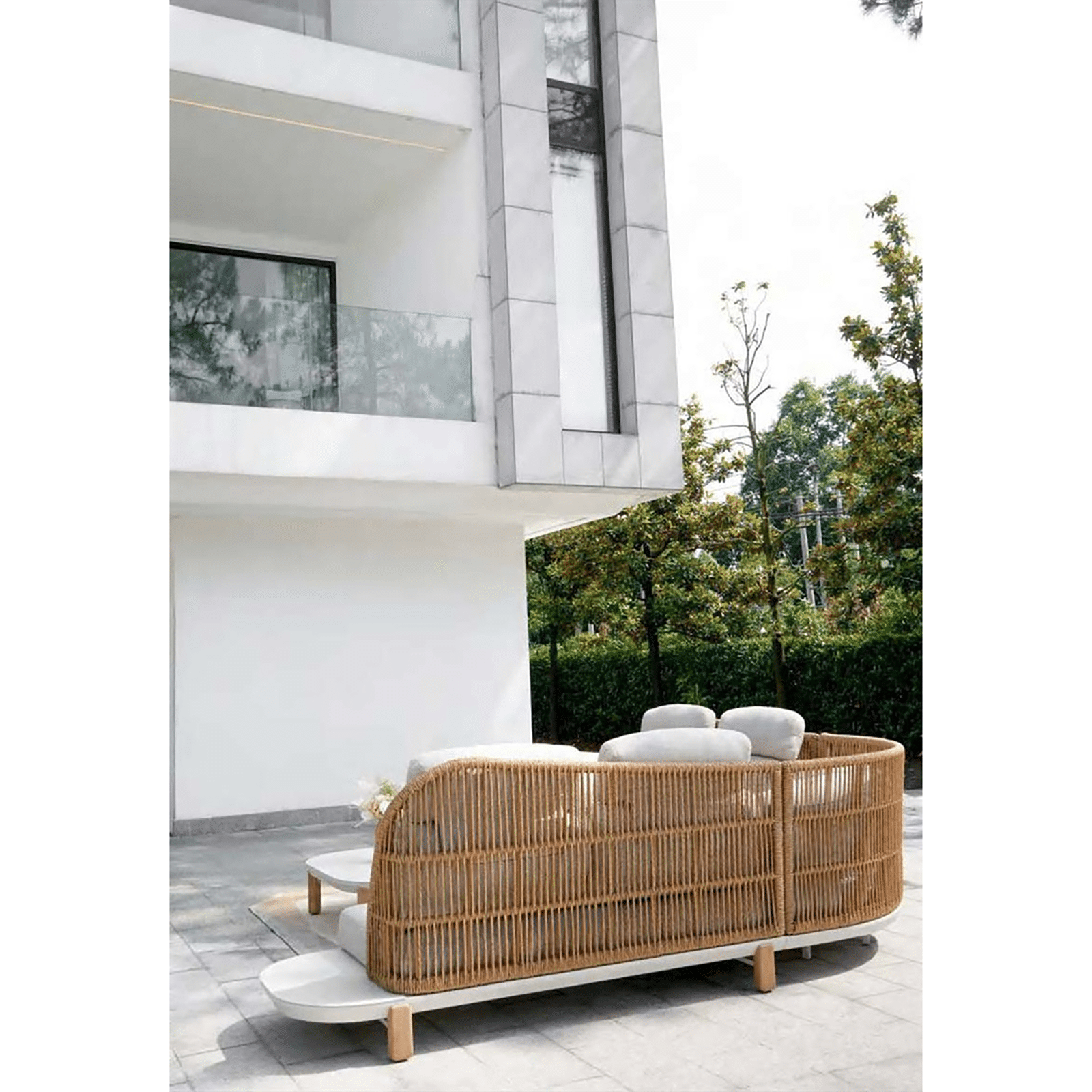 Rashdoo Corner Sofa Set back view