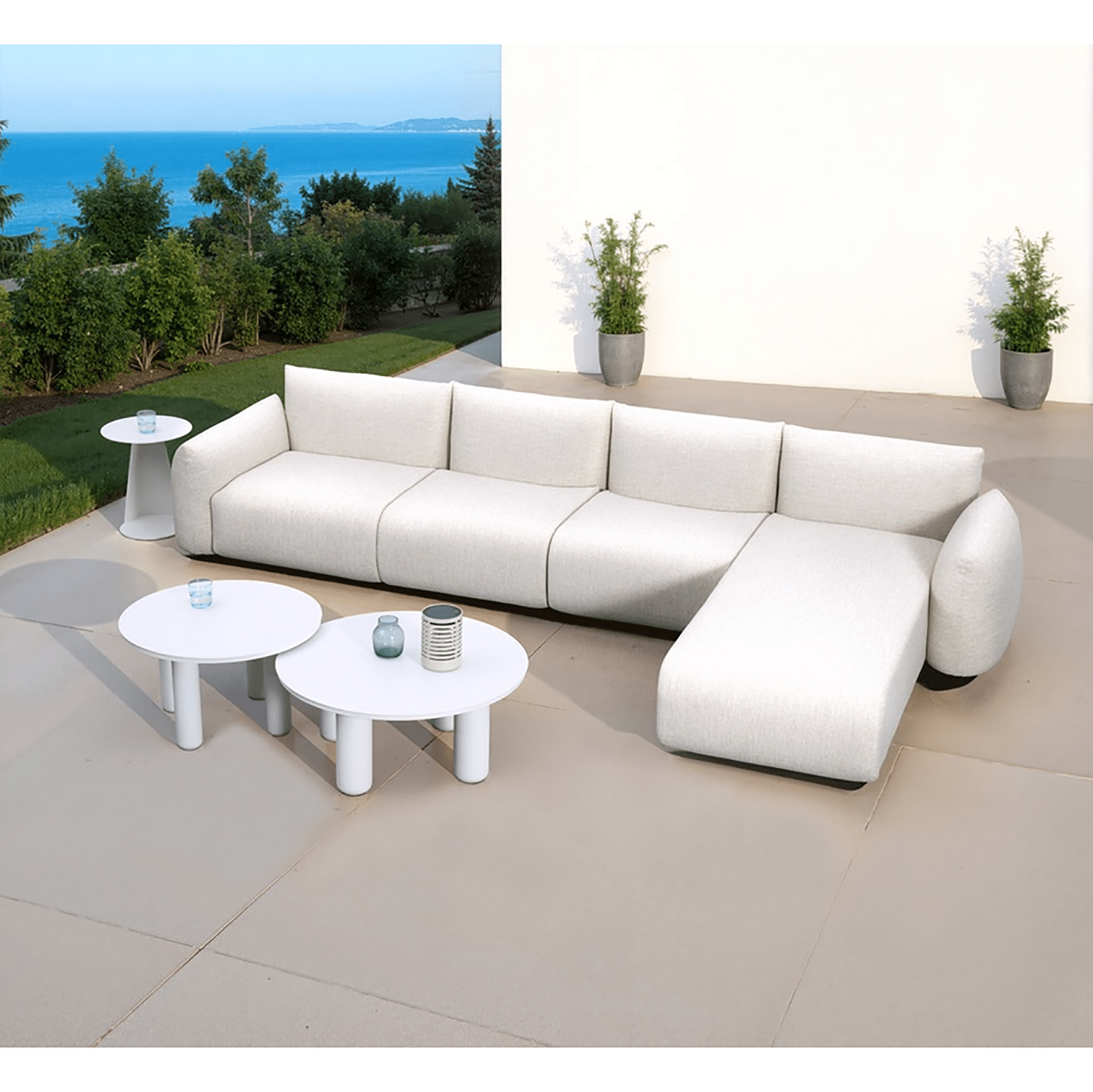 Riverside Lounger Set Right Arm