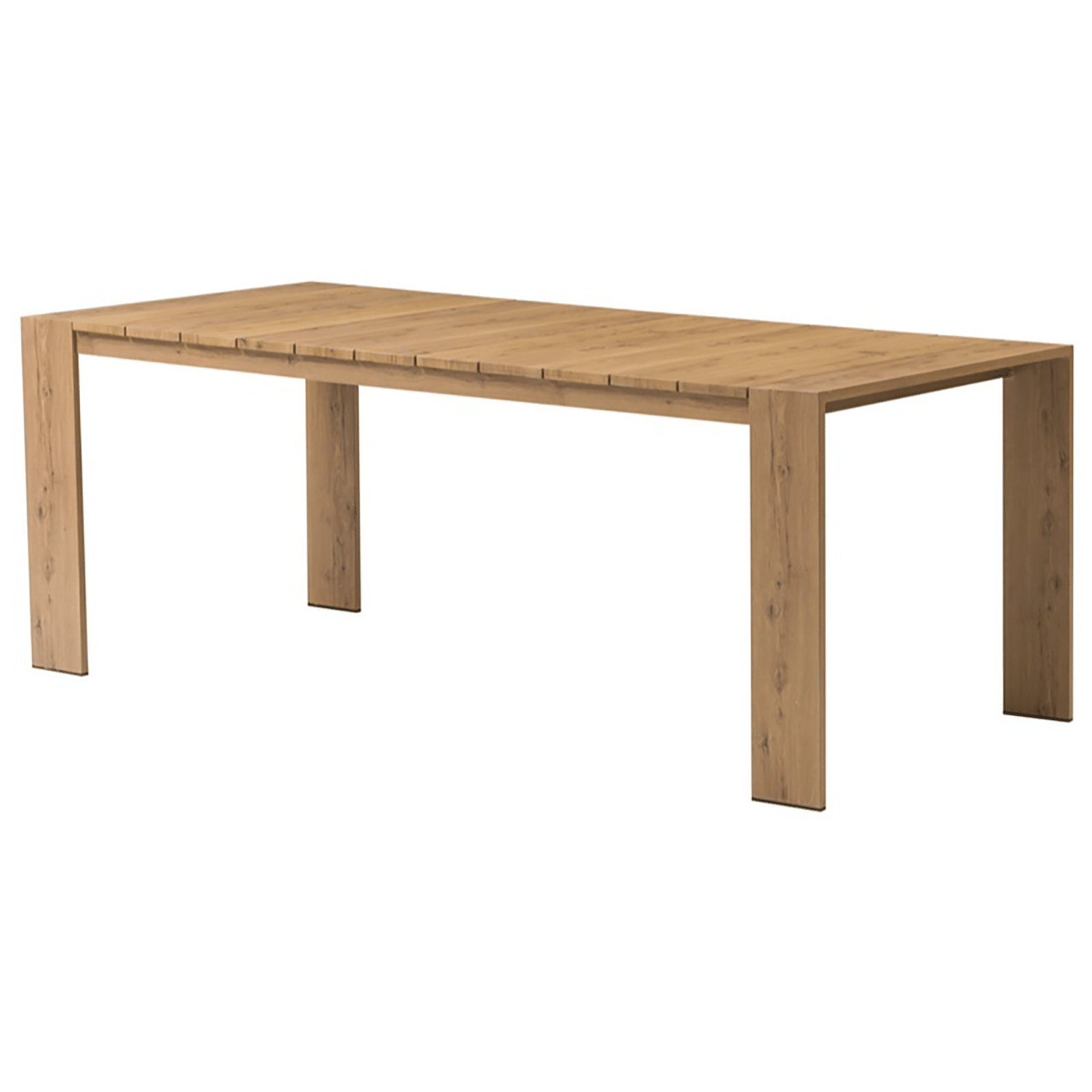 Java Rectangular Table front view