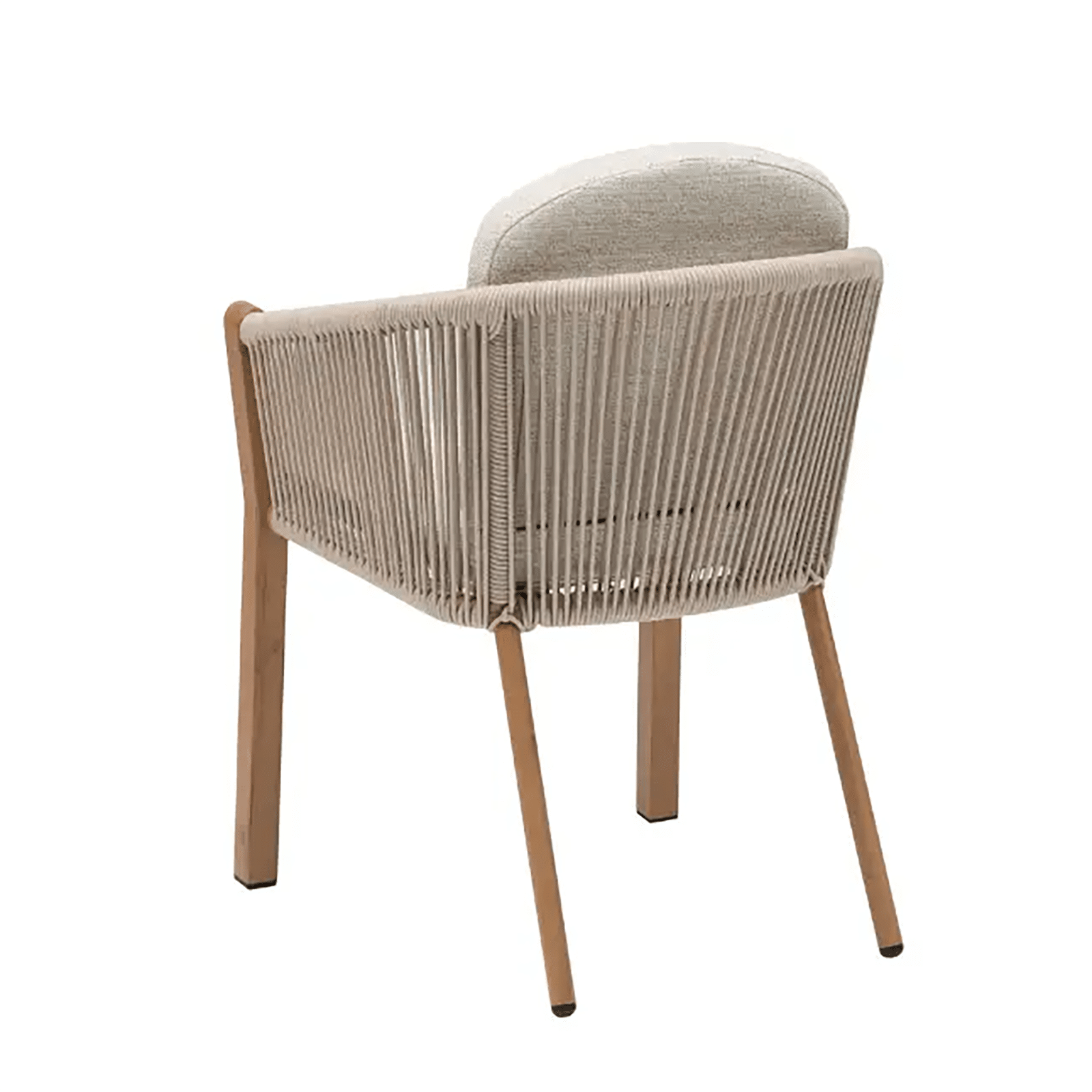 Java dining chair back view