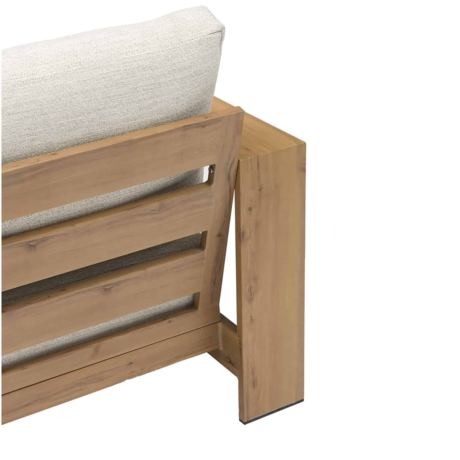 Java 1-seater sofa back view
