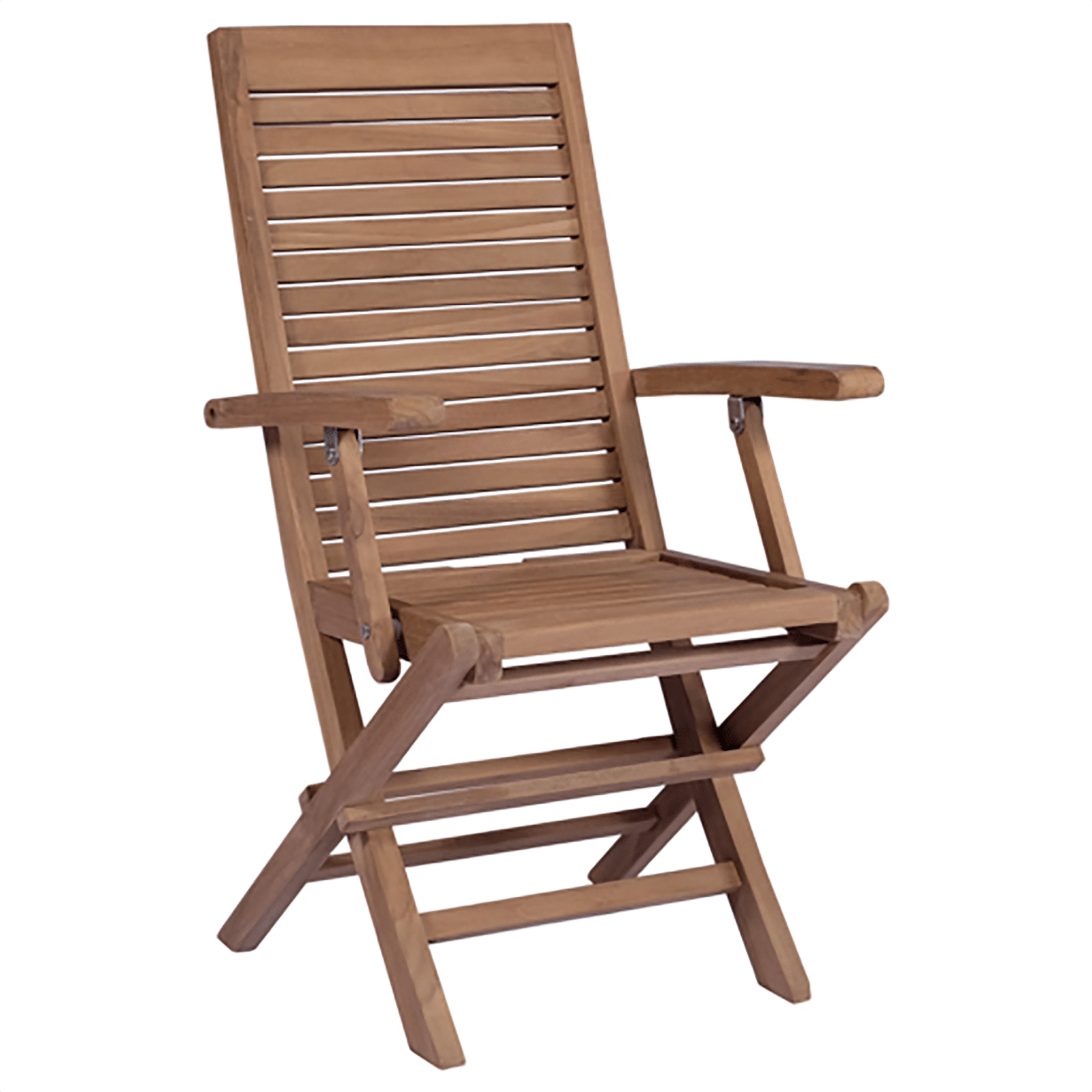 Mati Folding Chair With Arms front view
