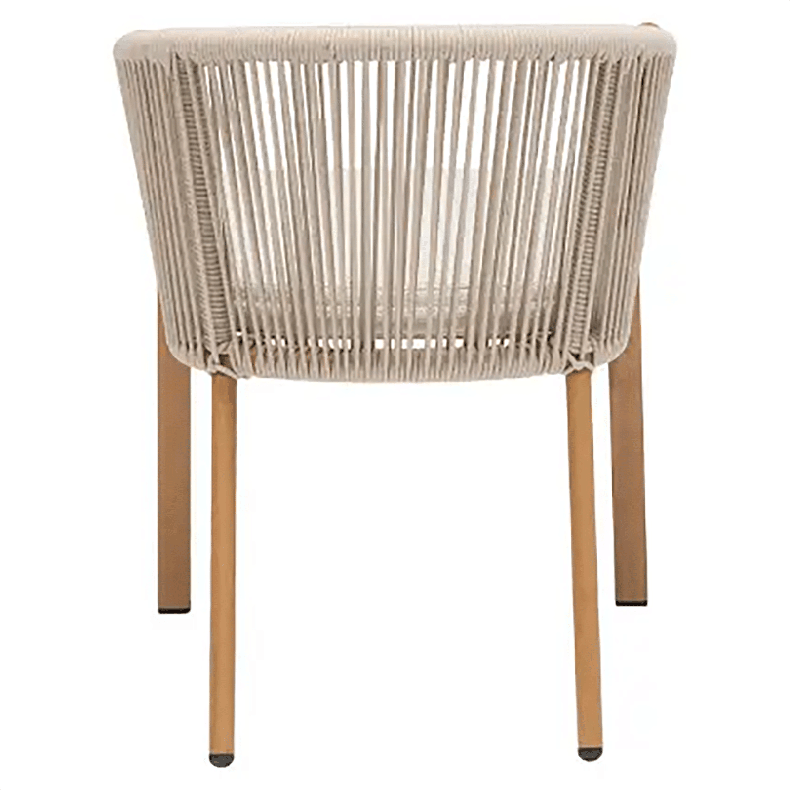 Java dining chair back view