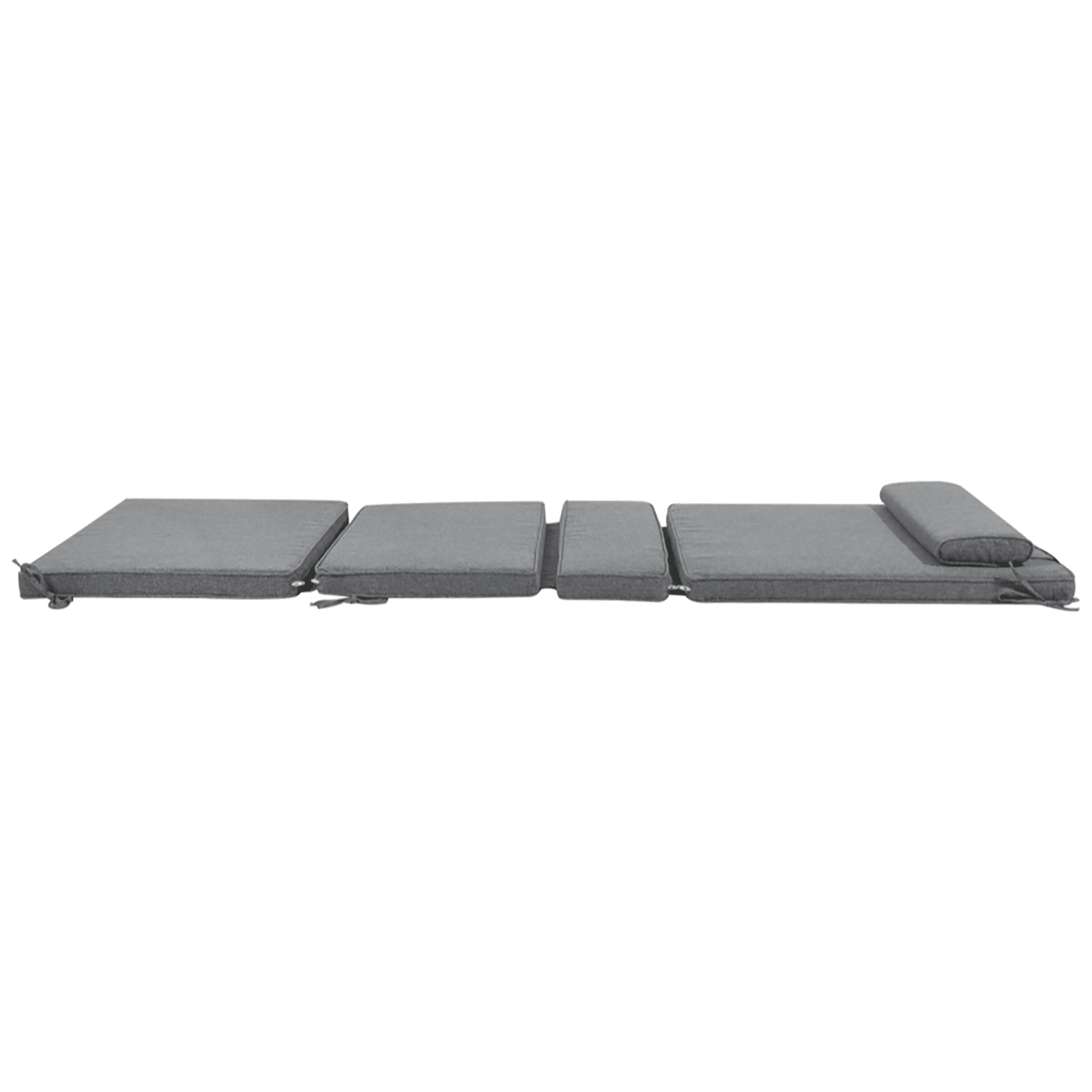 Mati sun lounger cushion side view